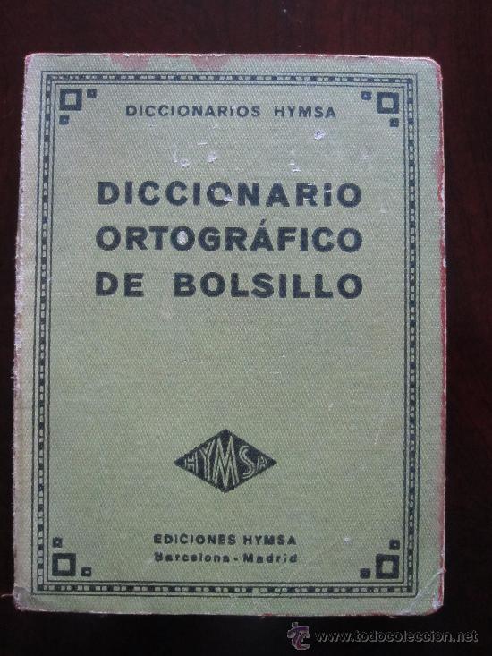 Libros antiguos: DICCIONARIO ORTOGR&Aacute;FICO DE BOLSILLO DE 1935 - Foto 1