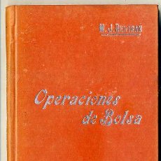 Libros antiguos: MANUALES SOLER : OPERACIONES DE BOLSA. Lote 28687353