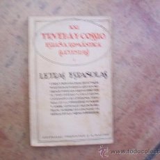 Libros antiguos: TRUEBA Y COSSÍO - ESPAÑA ROMÁNTICA / LEYENDAS - EDITORIAL VOLUNTAD