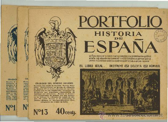 Libros antiguos: PORTAFOLIO HISTORIA DE ESPA&Ntilde;A. - Foto 1