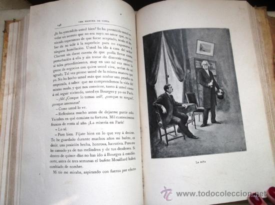 Libros antiguos: Una mancha de tinta. RENATO BAZIN. - Foto 3