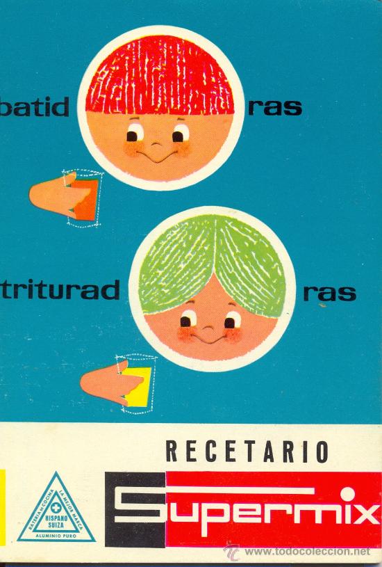 Libros antiguos: Libro de recetario SUPERMIX - Foto 1