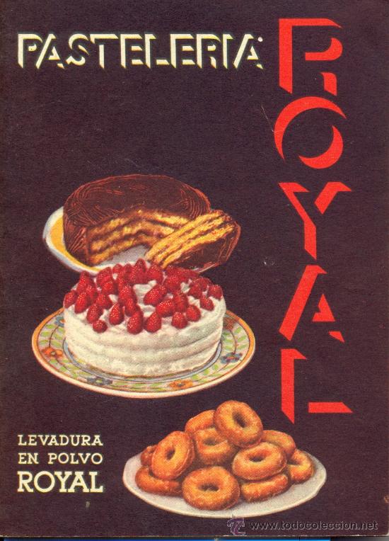 Libros antiguos: Libro de recetas  pasteleria royal - Foto 1
