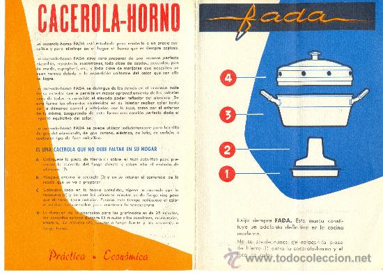 Libros antiguos: Libro FADA  cacerolas-horno - Foto 3