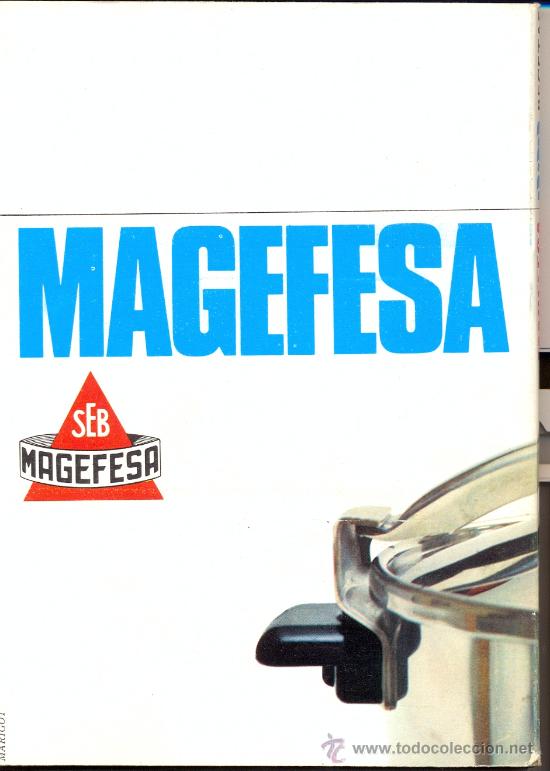 Libros antiguos: Libro de recetas Magefesa - Foto 2