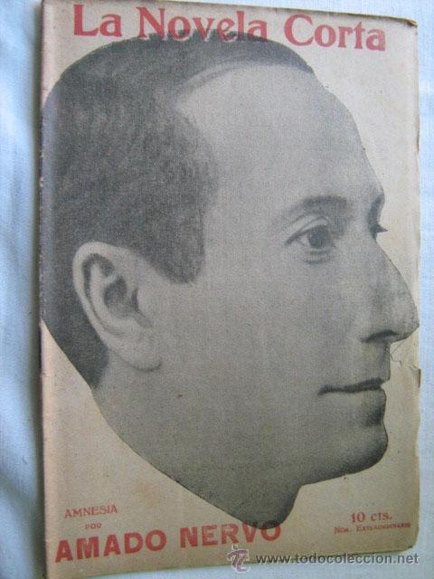 Libros antiguos: AMNESIA. NERVO, Amado. 1918 La novela corta - Foto 1