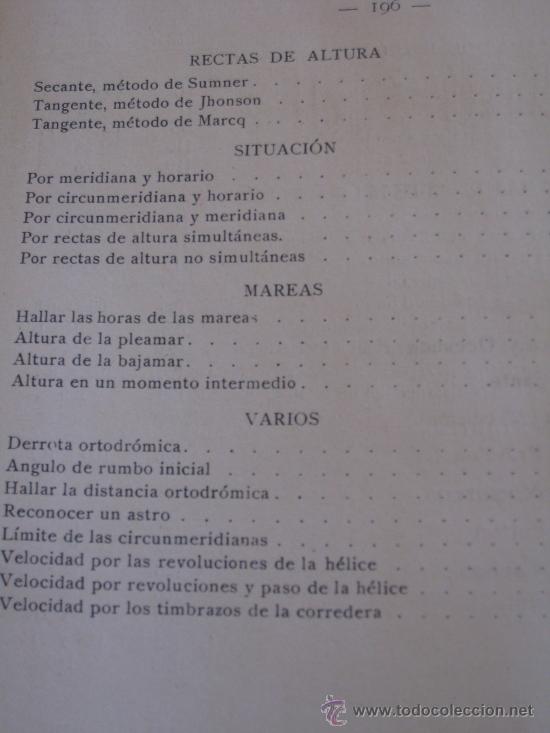 Libros antiguos: RESUMEN DE NAUTICA. 1925 - Foto 9