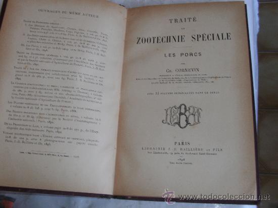 Libros antiguos: TRAITE DE ZOOTECHINIE SPECIALE - Foto 1