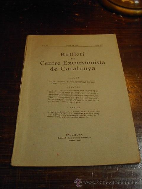 Antiquarische B&uuml;cher: Bulleti del excursionista de Catalunya, julio de 1930, n&ordm; 422