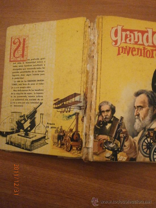 Libros antiguos: LIBRO GRANDES INVENTORES - A. VIADER VIVES - Foto 2