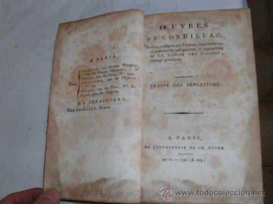 Libros antiguos: OEUVRES DE CONDILLAC - Foto 1