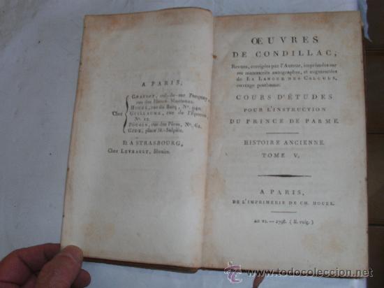 Libros antiguos: OEUVRES DE CONDILLAC - Foto 1