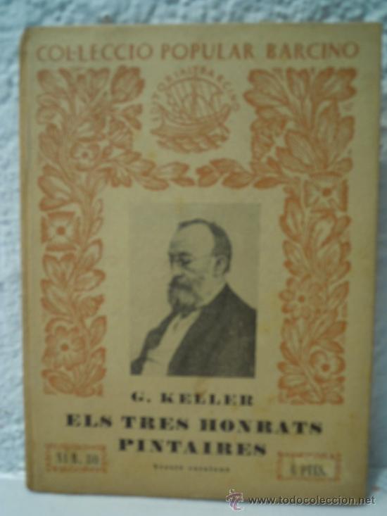Libros antiguos: Els tres honrats pintaires - Foto 1
