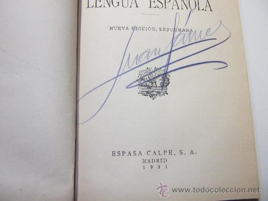 Libros antiguos: GRAMATICA DE LA LENGUA ESPA&Ntilde;OLA 1931 - Foto 3