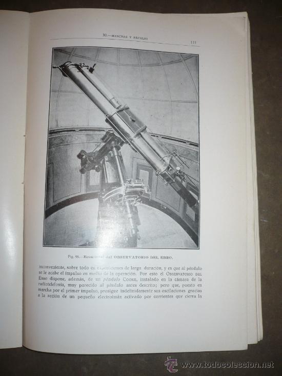 Libros antiguos: El observatorio del Ebro. Idea general sobre el mismo. 1927. Ignacio Puig - Foto 3