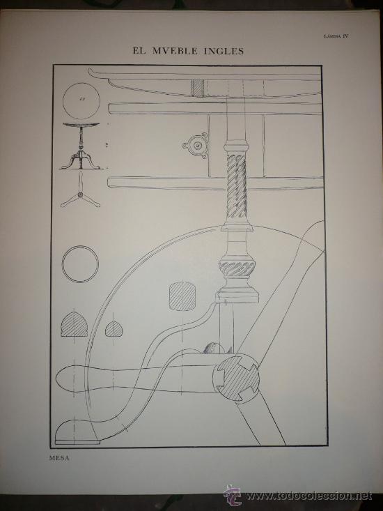 Libros antiguos: El Mueble Ingl&eacute;s. W. S. Simons - Foto 4