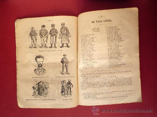 Libros antiguos: LO FORASTER, ALMANACH PER LANY 1872 - Foto 9