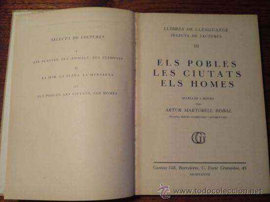 Libros antiguos: SELECTA DE LECTURES COMPLETA (3 LIBROS) GUSTAU GILI - Foto 5