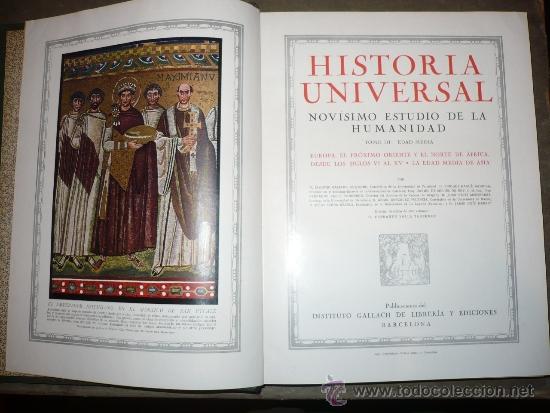 Libros antiguos: Historia Universal. 6 Tomos, (1931 - 1934). VV.AA. - Foto 4