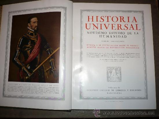 Libros antiguos: Historia Universal. 6 Tomos, (1931 - 1934). VV.AA. - Foto 5