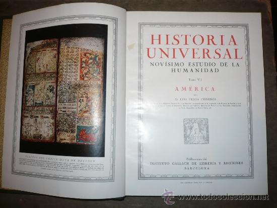 Libros antiguos: Historia Universal. 6 Tomos, (1931 - 1934). VV.AA. - Foto 7
