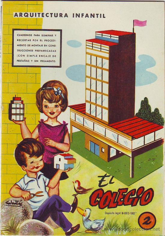 Libros antiguos: CUADERNO ARQUITECTURA INFANTIL 1962 - Foto 1