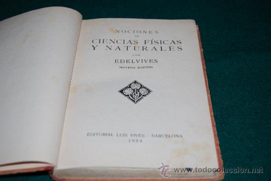 Libros antiguos: Nociones de ciencias - Foto 3