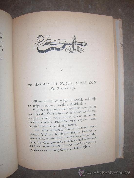 Libros antiguos: Vinos de Espa&ntilde;a. Jos&eacute; Esteve Marti. - Foto 3