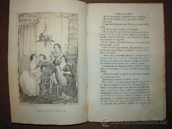 Libros antiguos: La Dama de las Camelias. 1857. Alejandro Dumas. - Foto 7