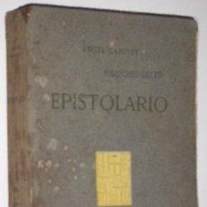 Libros antiguos: EPISTOLARIO POR ANGEL GANIVET DE LEONARDO WILLIAMS EDITOR EN MADRID 1904 PRIMERA EDICIÓN. Lote 31194943