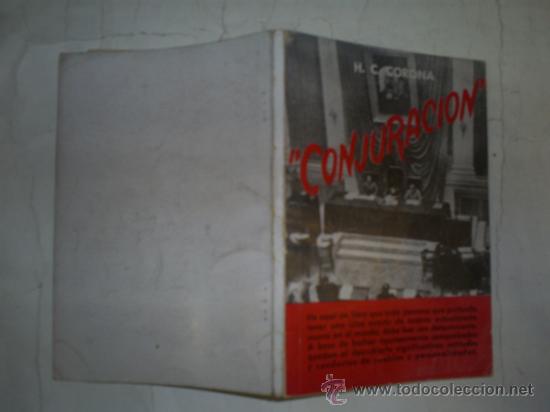 Libros antiguos: &ldquo;Conjuraci&oacute;n&rdquo; H. C. CORONA RM53973 - Foto 1
