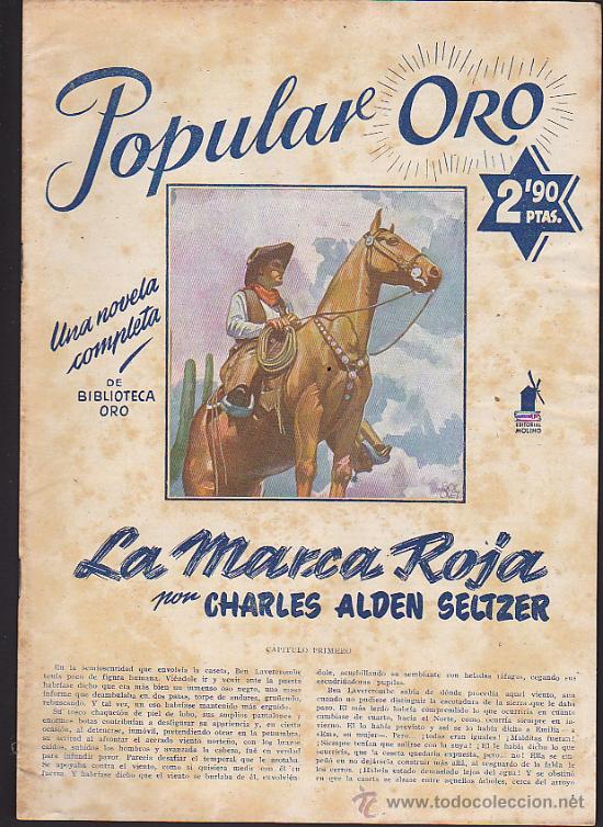 Libros antiguos: NOVELA POPULAR ORO N&ordm; 6 - Foto 1