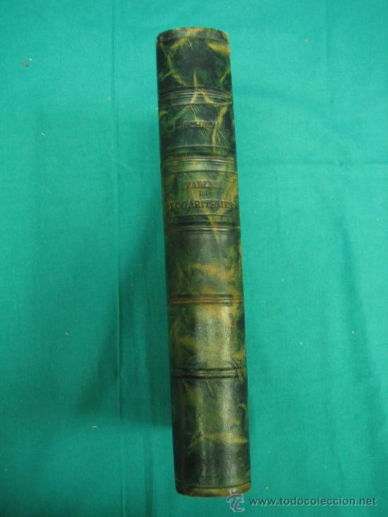 Libros antiguos: Tables de logarithmes por L.Schron - Foto 3