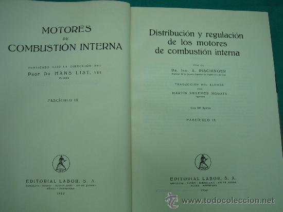 Libros antiguos: Motores de combustion interna 1944 - Foto 2