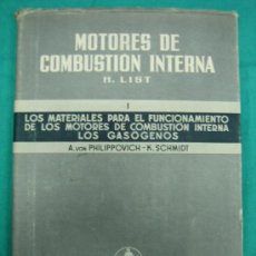 Libros antiguos: MOTORES DE COMBUSTION INTERNA 1944. Lote 31711162