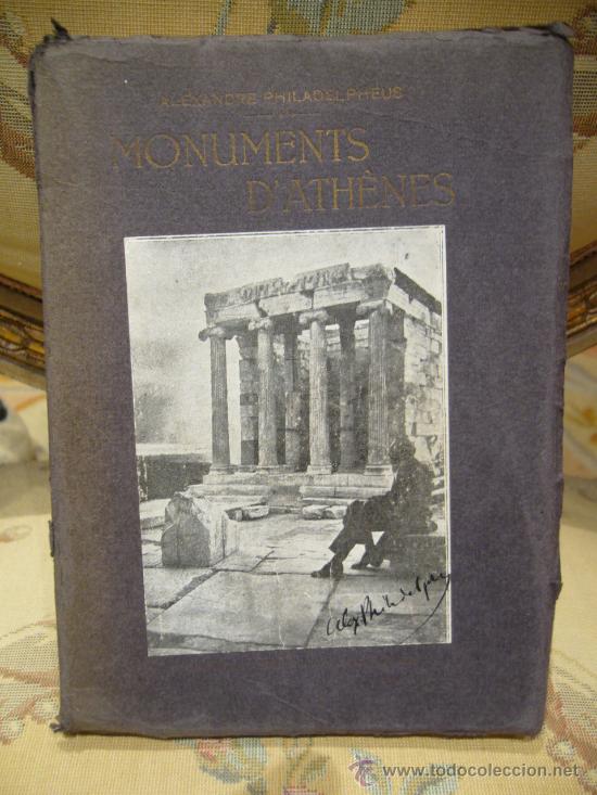 Antiquarische B&uuml;cher: &rdquo;LES MONUMENTS D'ATHENES&rdquo; DE ALEX. PHILADELPHEUS. 1.930.