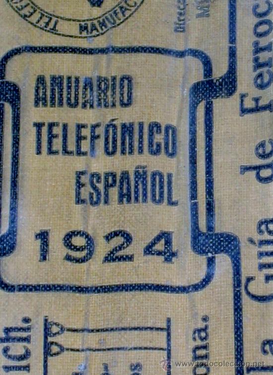 Libros antiguos: ANUARIO TELEFONICO ESPA&Ntilde;OL 1924 - Foto 2