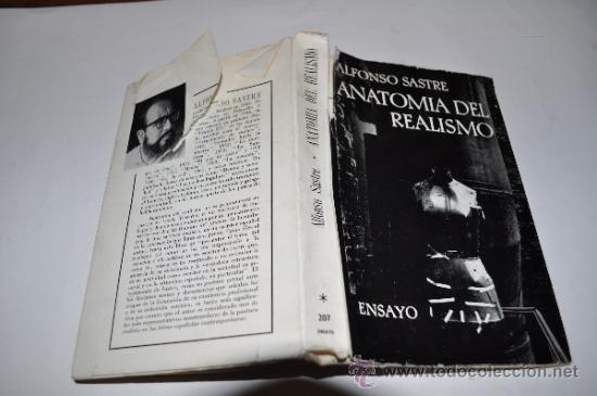 Libros antiguos: Anatom&iacute;a del realismo ALFONSO SASTRE  RA6297 - Foto 1