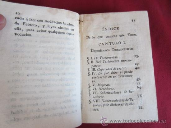 Libros antiguos: DISPOSICIONES TESTAMENTARIAS, DOTES, DONACIONES, PRESTAMOS, ETC..... - Foto 3