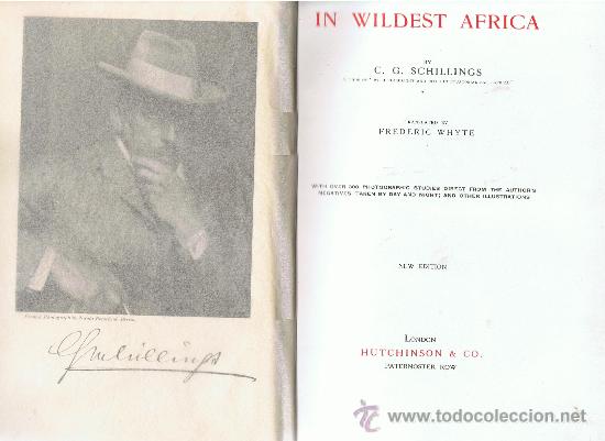 Libros antiguos: IN WILDEST AFRICA - Foto 1