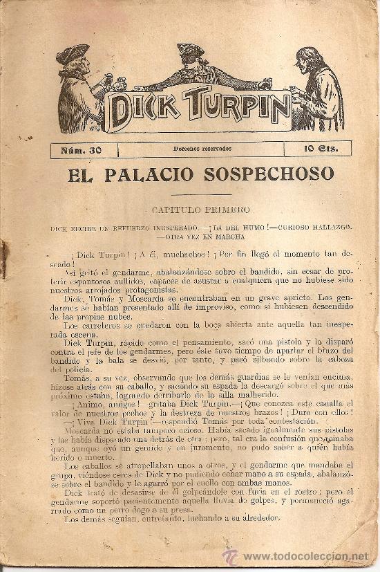 Libros antiguos: DICK TURPIN,,N&ordm;30 - Foto 1
