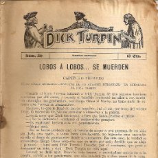 Libros antiguos: DICK TURPIN,,Nº36. Lote 32256268