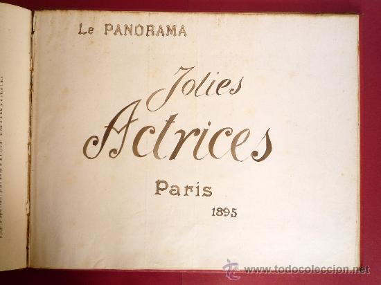 Libros antiguos: LE PANORAMA. SALONS DE  PARIS Y JOLIES ACTRICES. PARIS, 1895 - Foto 10