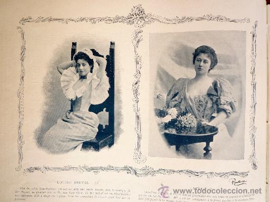 Libros antiguos: LE PANORAMA. SALONS DE  PARIS Y JOLIES ACTRICES. PARIS, 1895 - Foto 11
