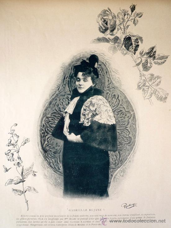 Libros antiguos: LE PANORAMA. SALONS DE  PARIS Y JOLIES ACTRICES. PARIS, 1895 - Foto 15