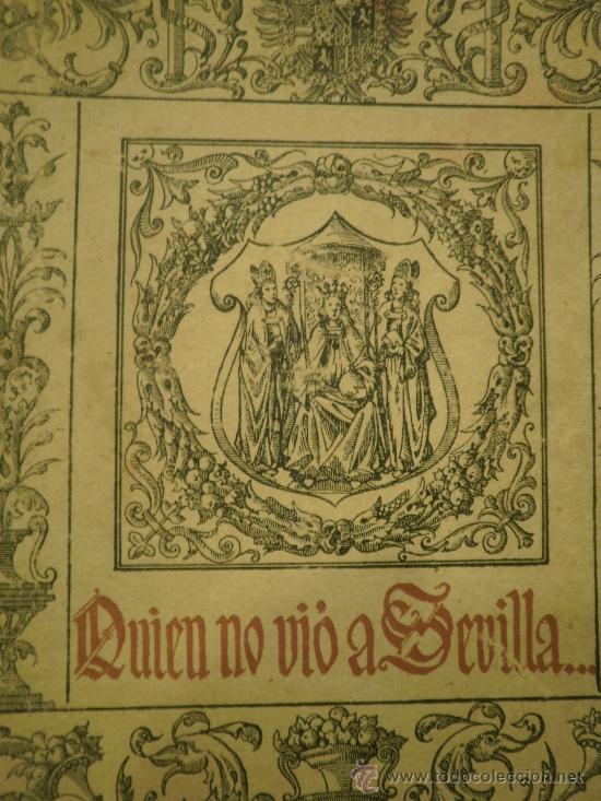 Libros antiguos: Antiguo libro sobre Sevilla - Foto 3