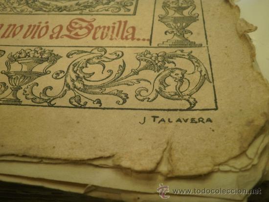 Libros antiguos: Antiguo libro sobre Sevilla - Foto 4