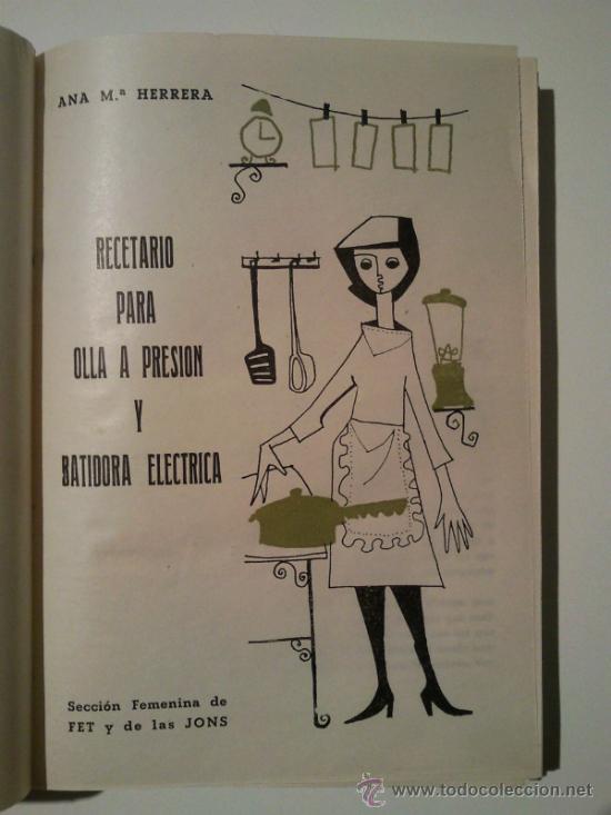 Libros antiguos: RECETARIO DE COCINA - Foto 2