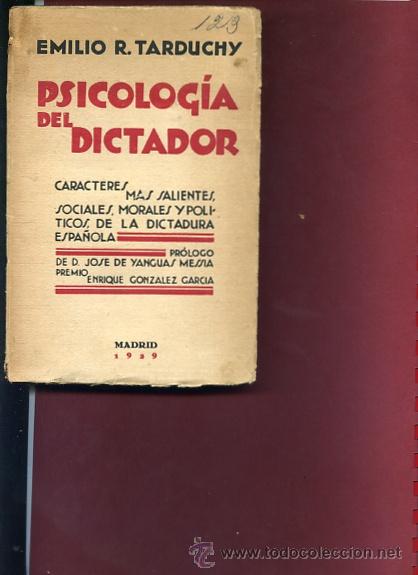 tarduchy psicologia del dictador.caracteres Compra venta en