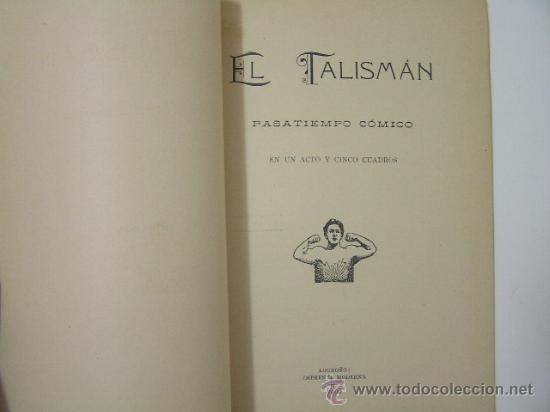 Libros antiguos: el talisman, 1908, imprenta moderna ed,  ref poesia bs5 - Foto 4